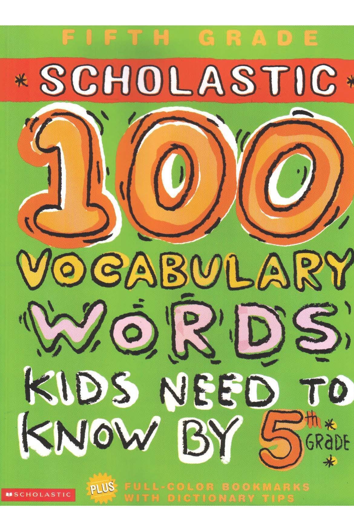 [Sách] 100 Vocabulary Words Kids Need To Know by 5th Grade – Sách giấy gáy xoắn