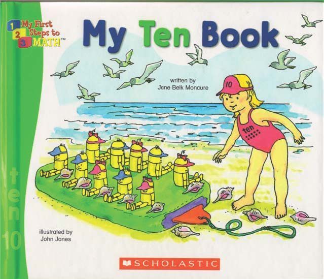 [Sách] 123 My First Steps To Maths - My Ten Book - Sách giấy gáy xoắn