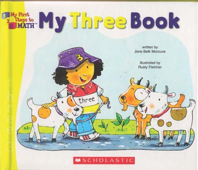[Sách] 123 My First Steps To Maths - My Three Book - Sách giấy gáy xoắn