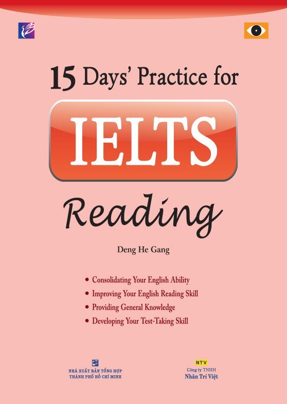 [Sách] 15 Day's Practice for IELTS Reading – Sách giấy gáy xoắn