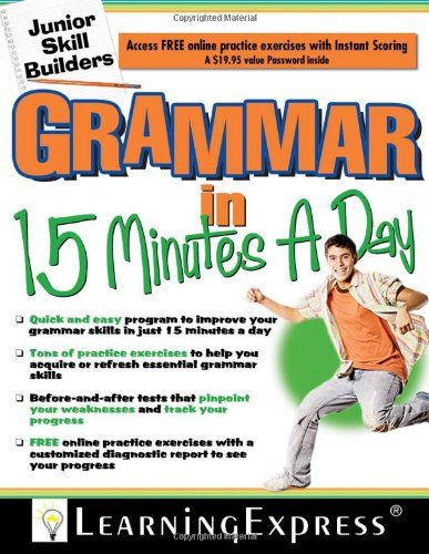 [Sách] Grammar in 15 Minutes a Day: Junior Skill Buider – Sách giấy gáy xoắn
