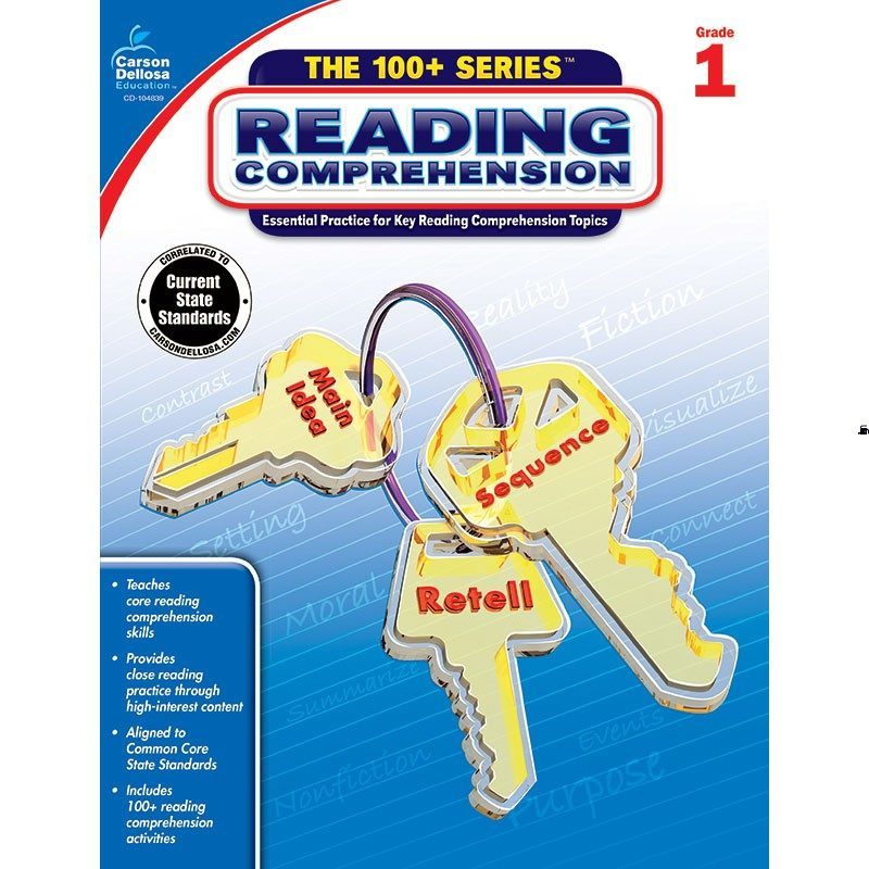 [Sách] 100+ Series - Reading Comprehension, Grade 1- Sách giấy gáy xoắn