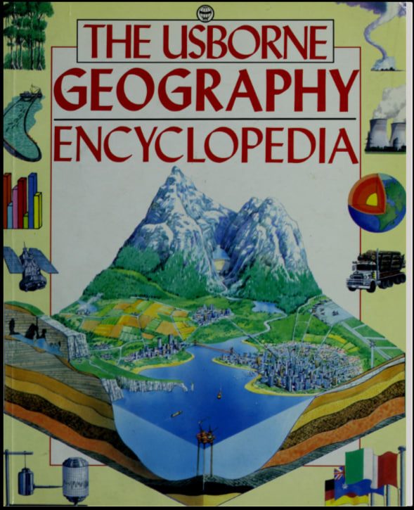 [Sách] The Usborne geography encyclopedia – Sách giấy gáy xoắn