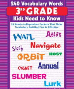 [Sách] 240 Vocabulary Words Kids Need to Know Grade 3rd - Sách giấy gáy xoắn